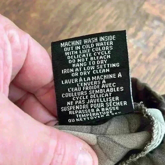 One by Chapter One Womens M Jogger Pants Army green Brown Tan drawstring Camo - Picture 11 of 11